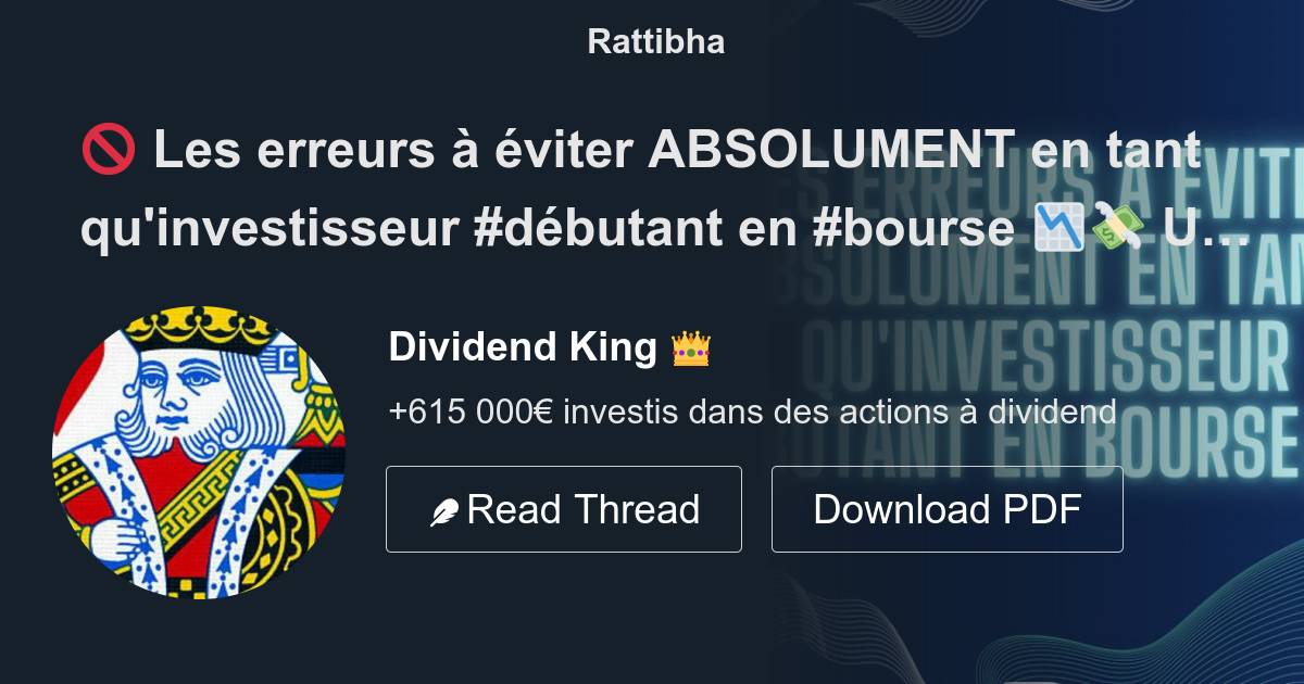 Les Erreurs Viter Absolument En Tant Qu Investisseur D Butant En