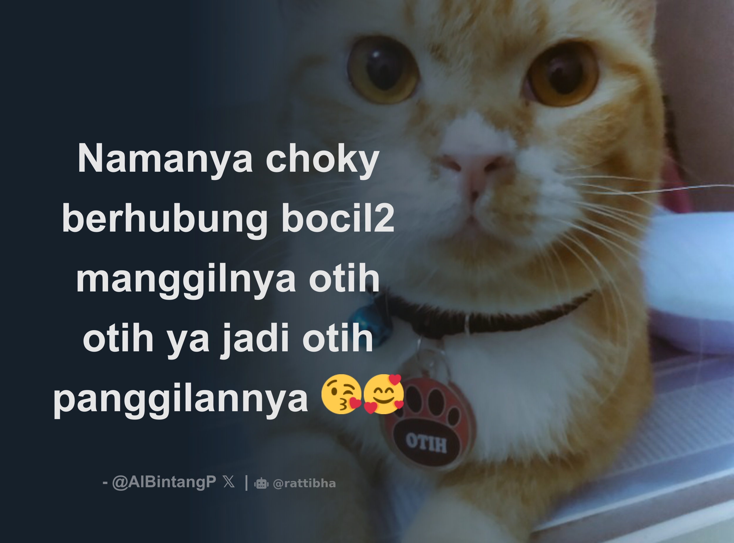 Namanya Choky Berhubung Bocil2 Manggilnya Otih Otih Ya Jadi Otih