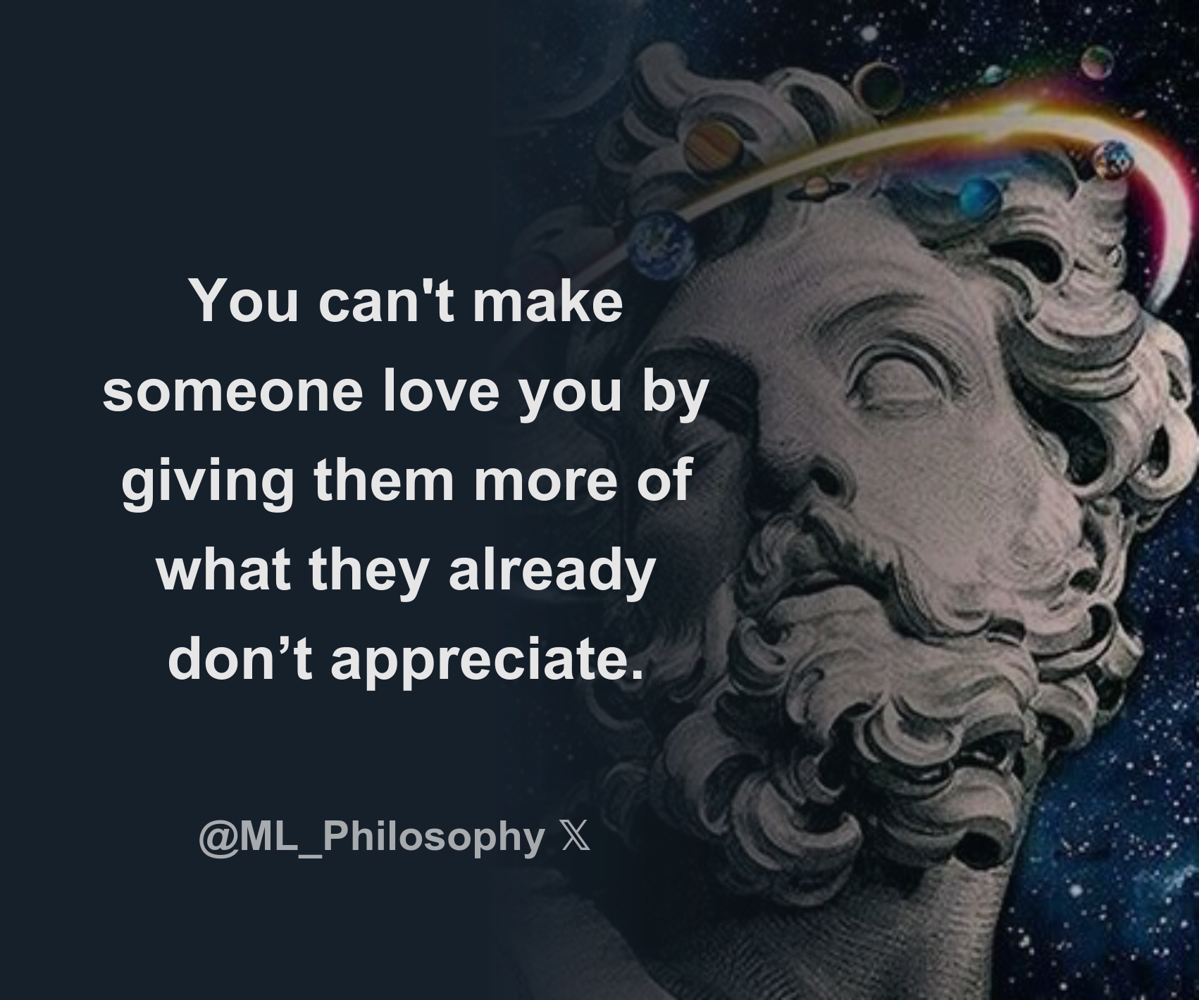 You Can T Make Someone Love You By Giving Them More Of What They