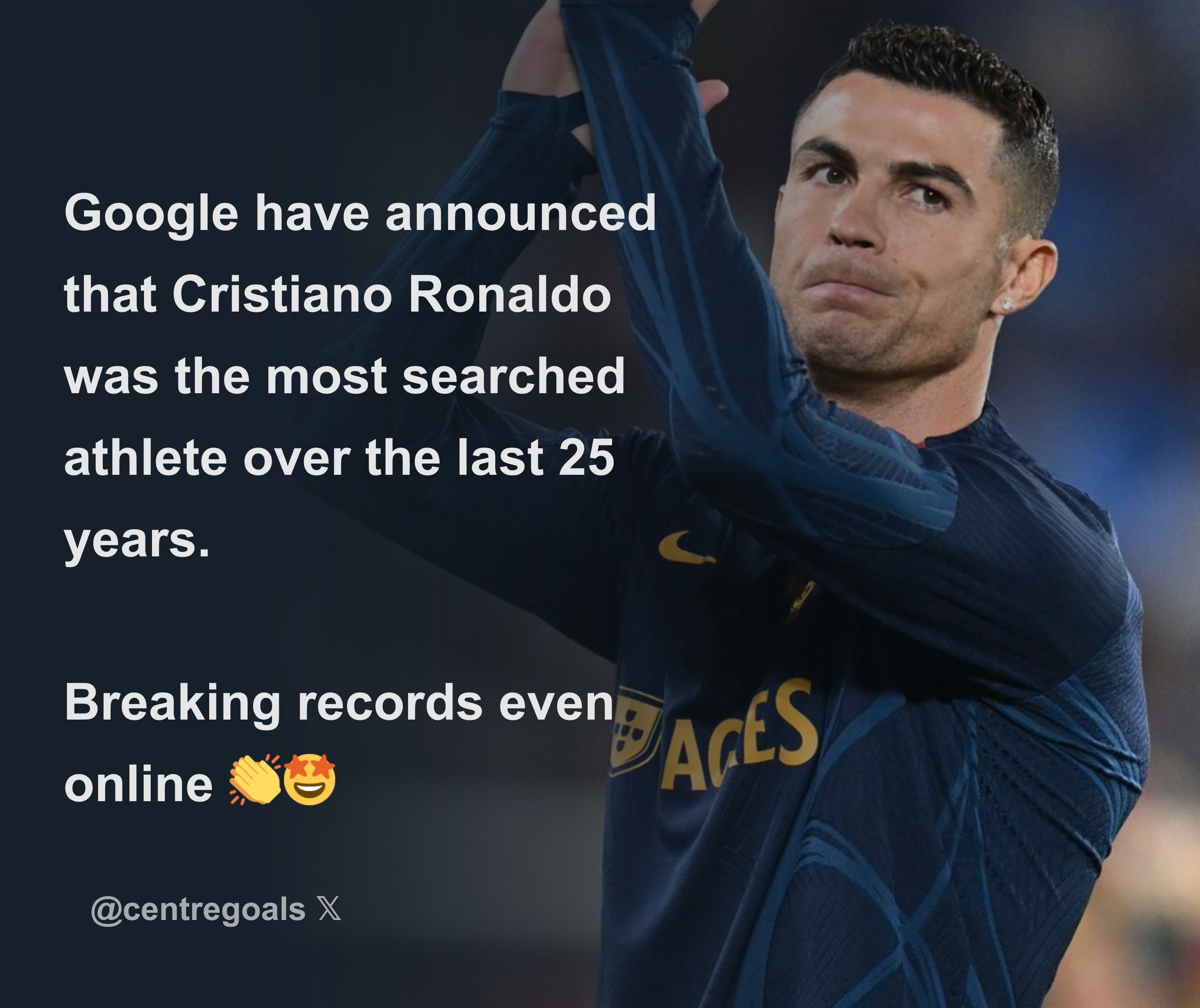 Google Have Announced That Cristiano Ronaldo Was The Most Searched