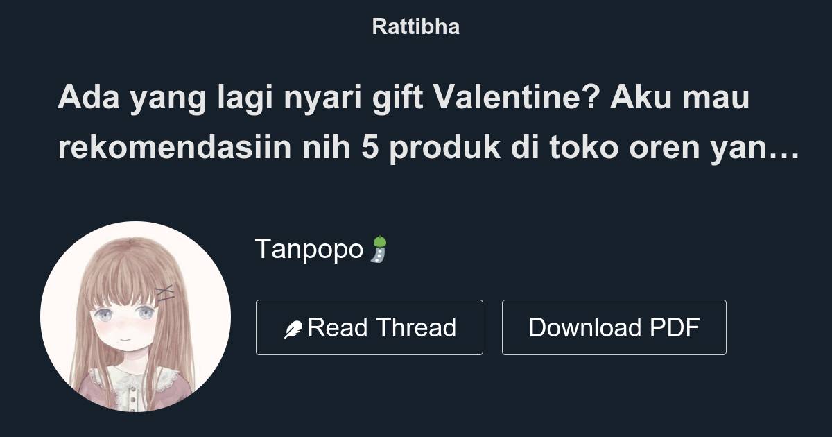 Ada Yang Lagi Nyari T Valentine Aku Mau Rekomendasiin Nih 5 Produk Di Toko Oren Yang Dijamin 8951