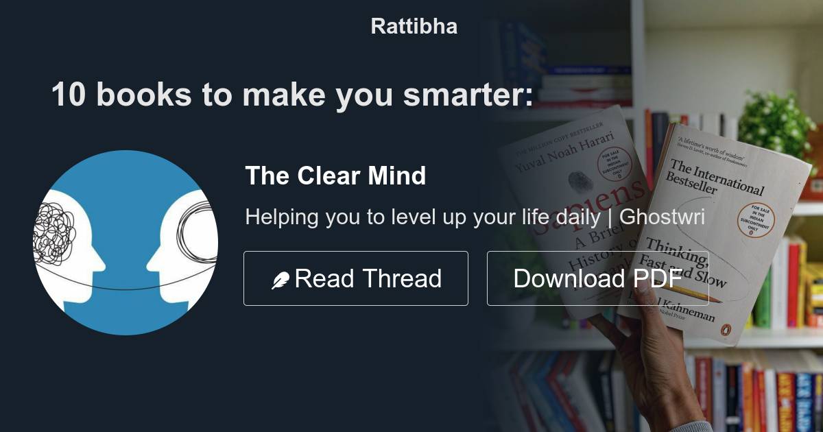 10 books to make you smarter