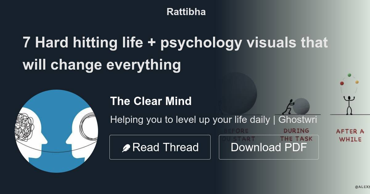 7 Hard hitting life + psychology visuals that will change everything