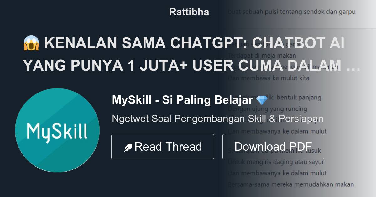 Kenalan Sama Chatgpt Chatbot Ai Yang Punya Juta User Cuma Dalam