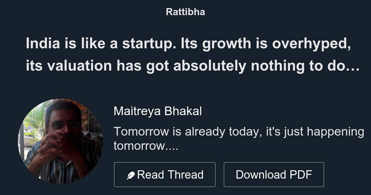 India Is Like A Startup Its Growth Is Overhyped Its Valuation Has Got india-is-like-a-startup-its-growth-is-overhyped-its-valuation-has-got