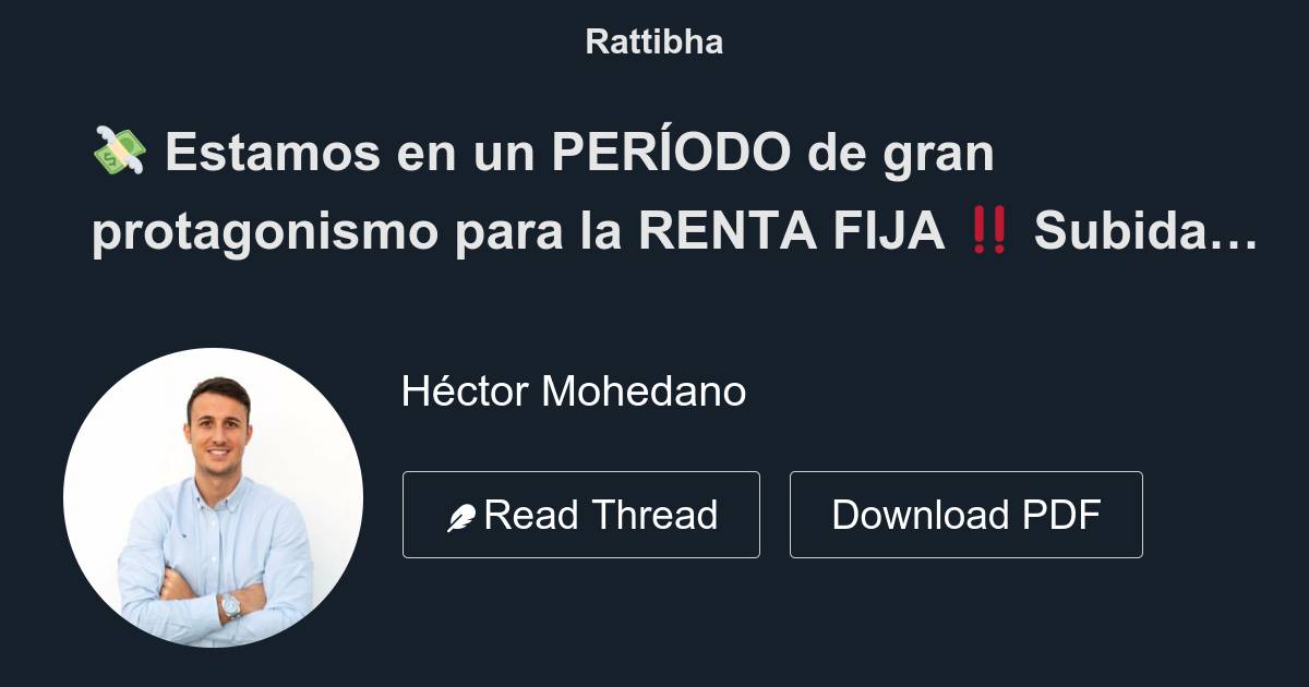  estamos en un per odo de gran protagonismo para la renta fija 