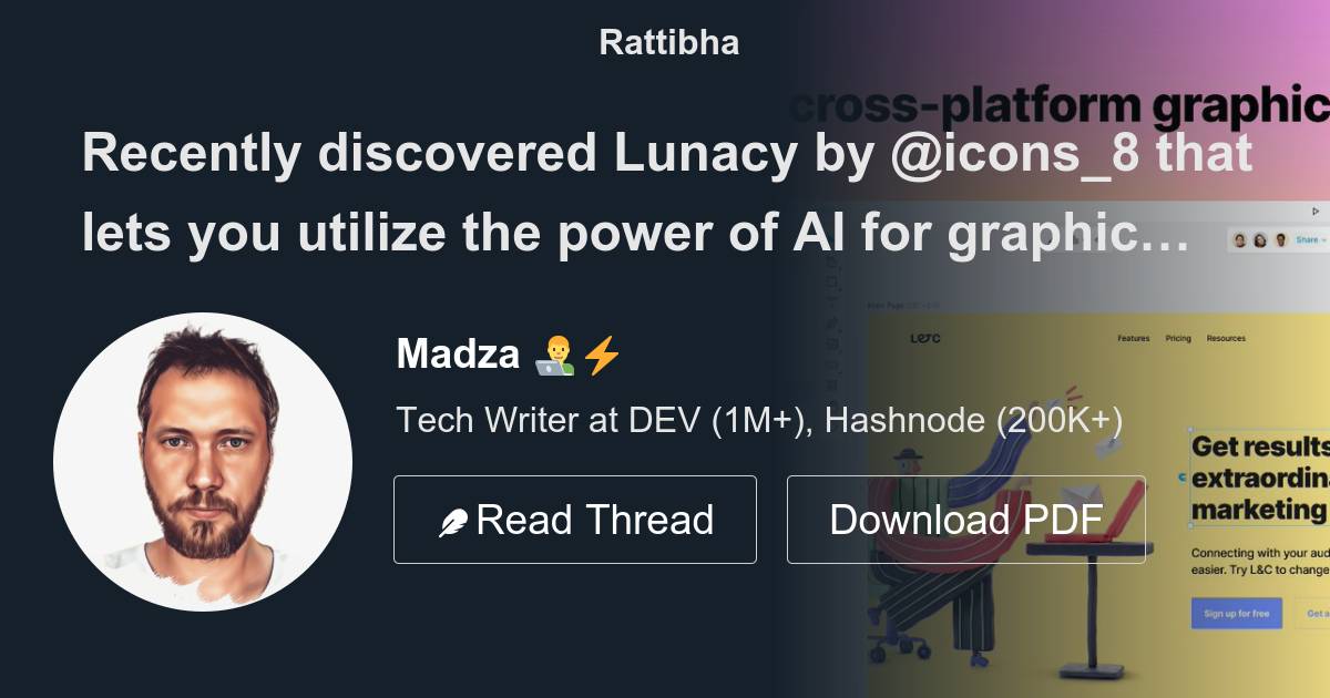 Recently discovered Lunacy by @icons_8 that lets you utilize the power ...