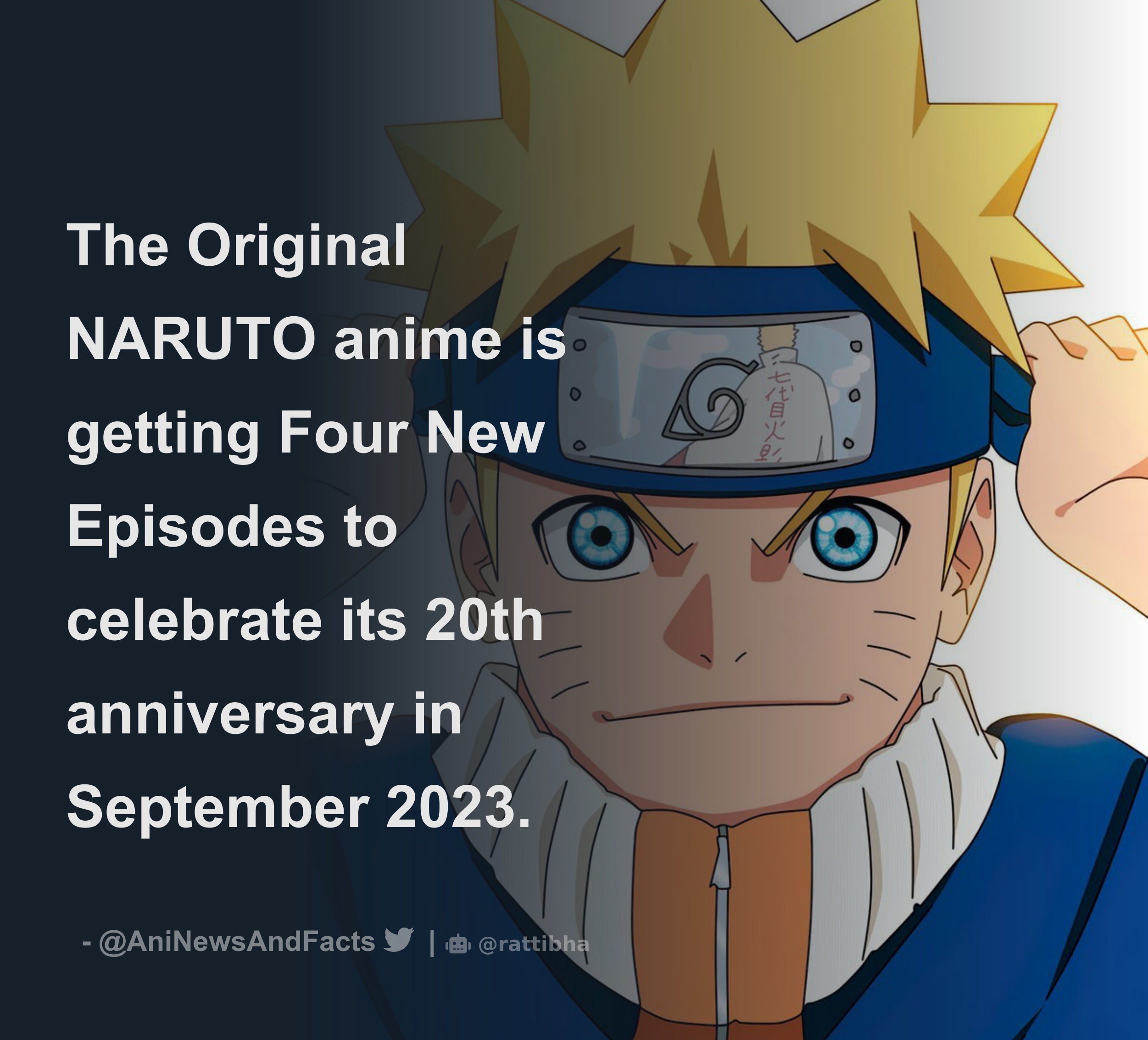 New Episodes For Original 'Naruto' Anime Coming In September