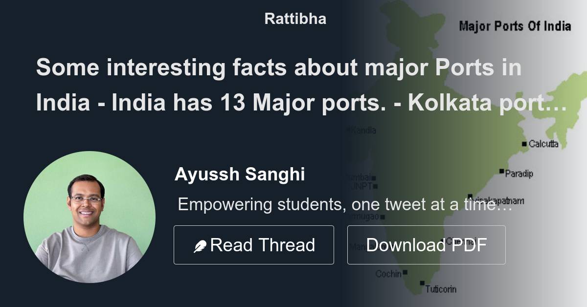 some-interesting-facts-about-major-ports-in-india-india-has-13-major