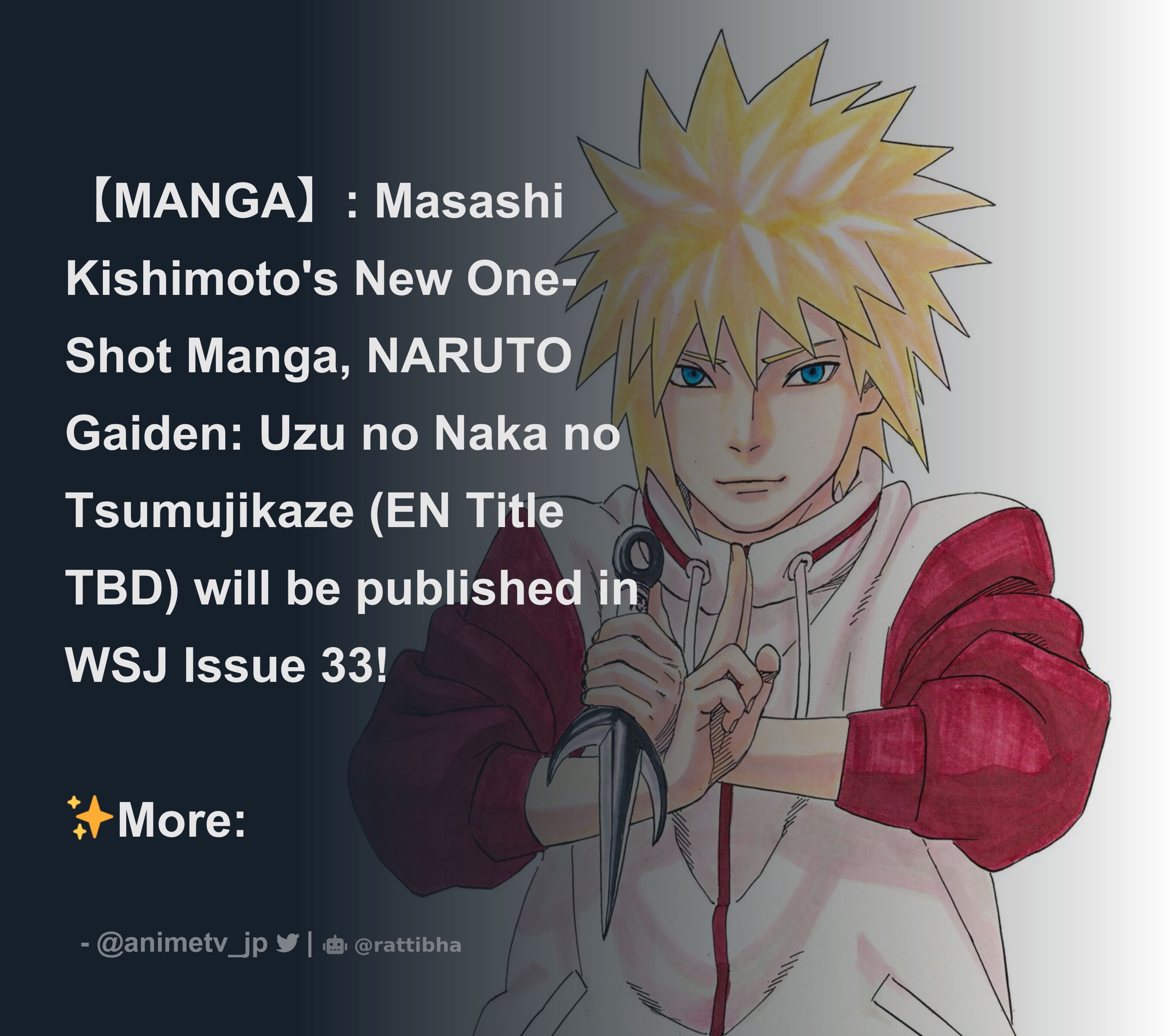 One-shot de Minato Namikaze já está disponível online