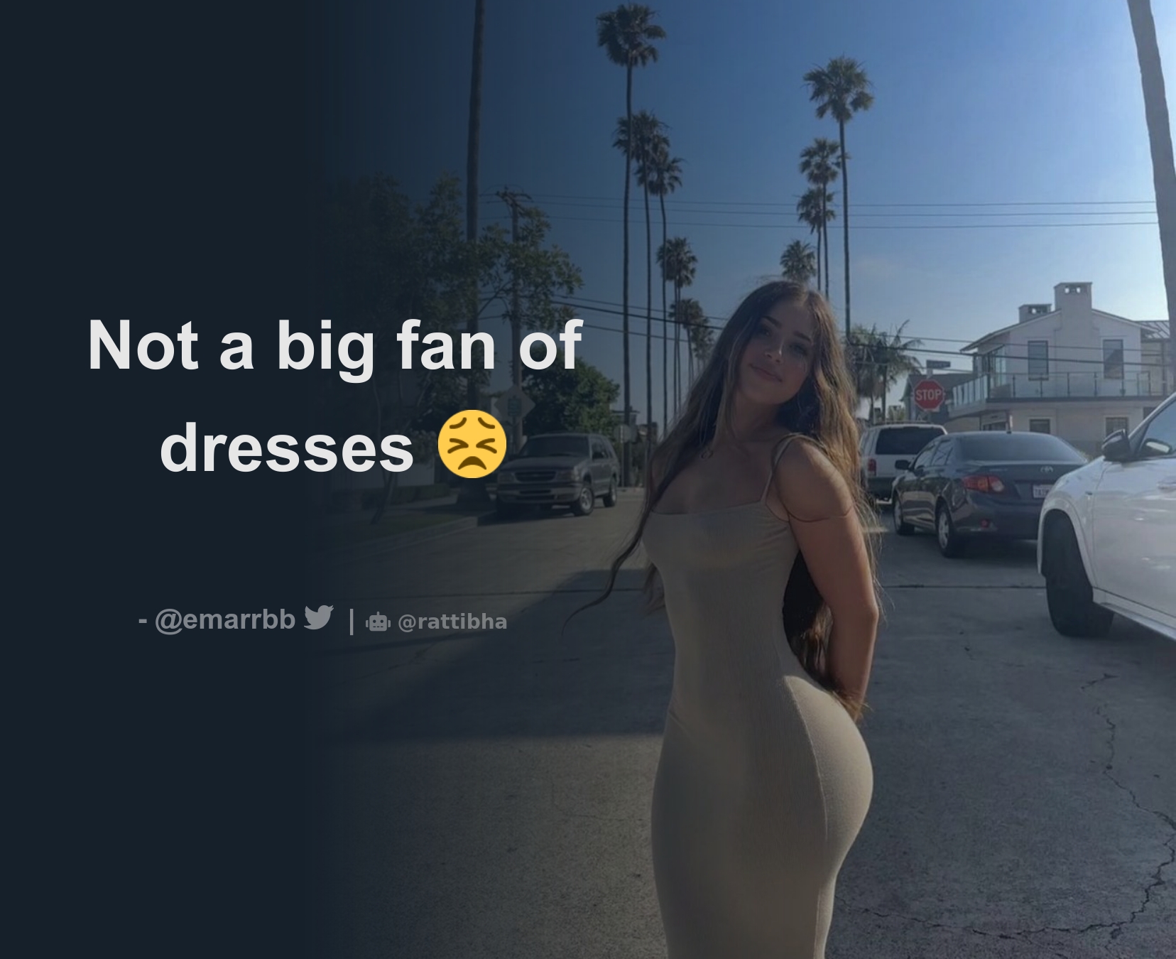 Not a big fan of dresses 😣 - Thread from Em @emarrbb - Rattibha