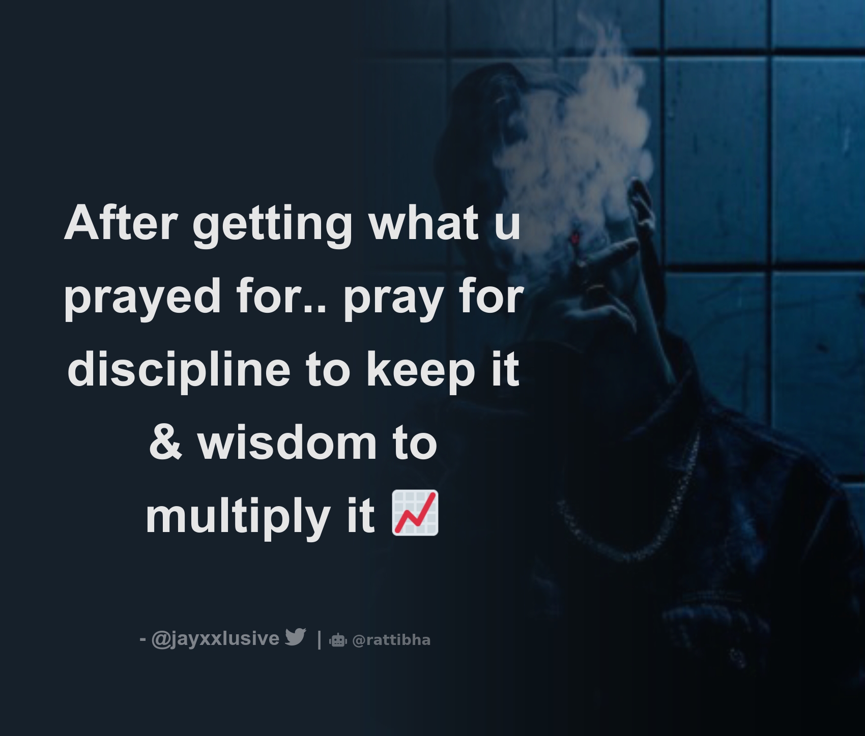 After Getting What U Prayed For Pray For Discipline To Keep It After Getting What U Prayed For Pray For Discipline To Keep It