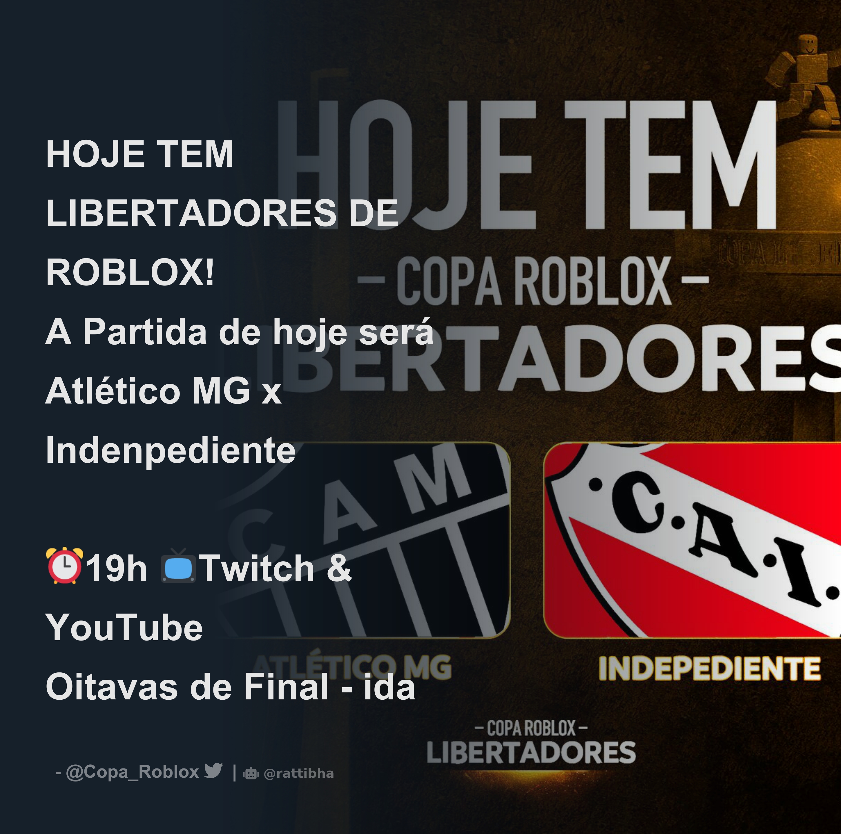 Copa Roblox 🏆 on X: Sugestões para SHOW hoje no sorteio? Mande nos  comentários!  / X