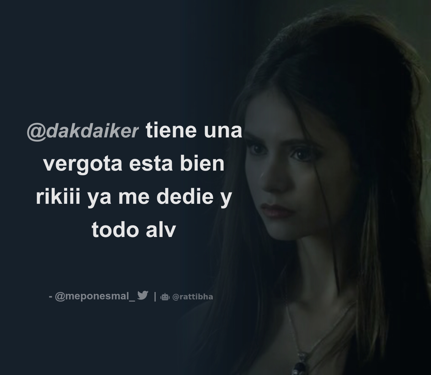 dakdaiker tiene una vergota esta bien rikiii ya me dedie y todo alv -  Download Tweet Image from 🥥 @meponesmal_ - Rattibha