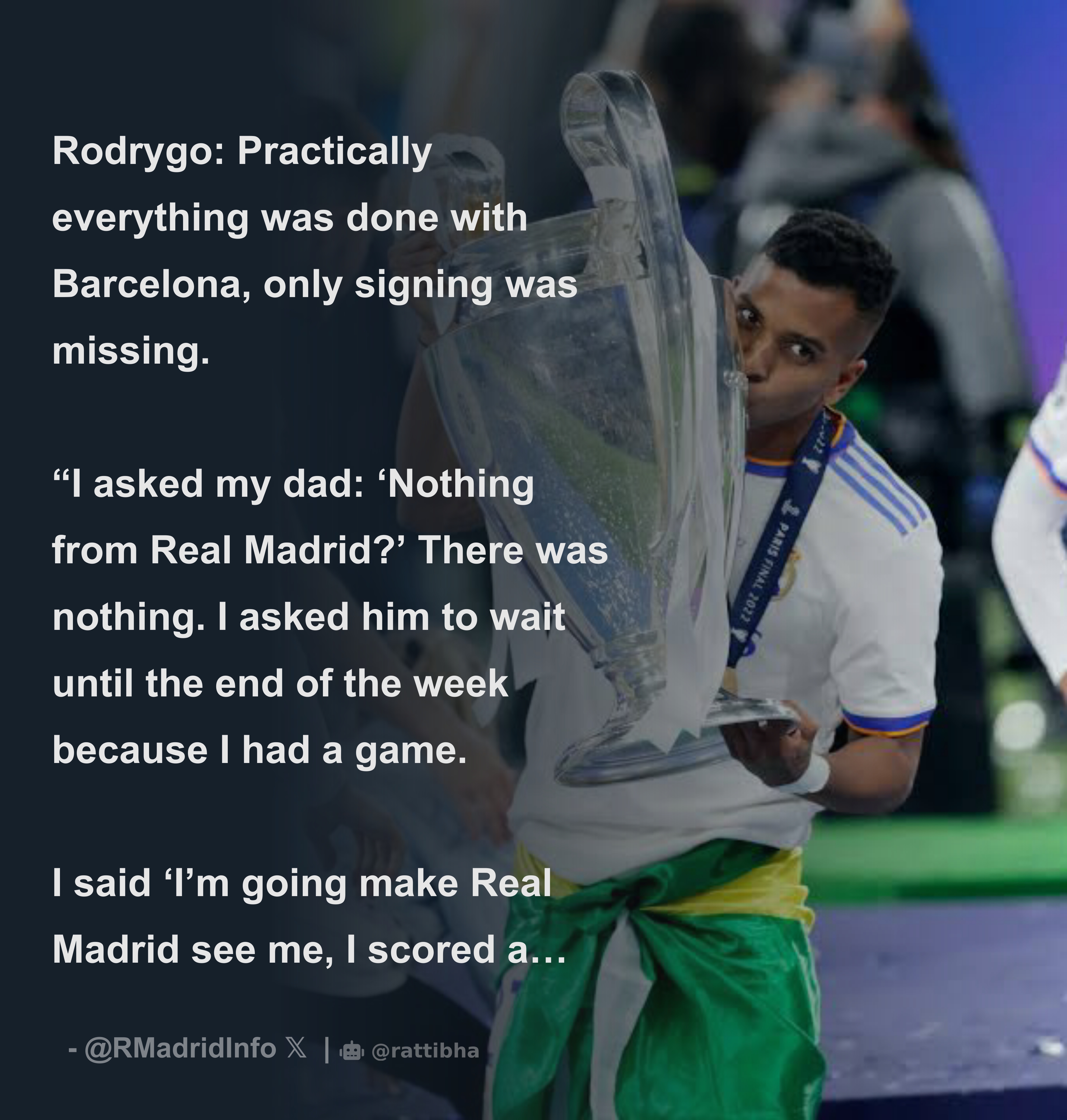 Real Madrid Info ³⁵ (@RMadridInfo) / X
