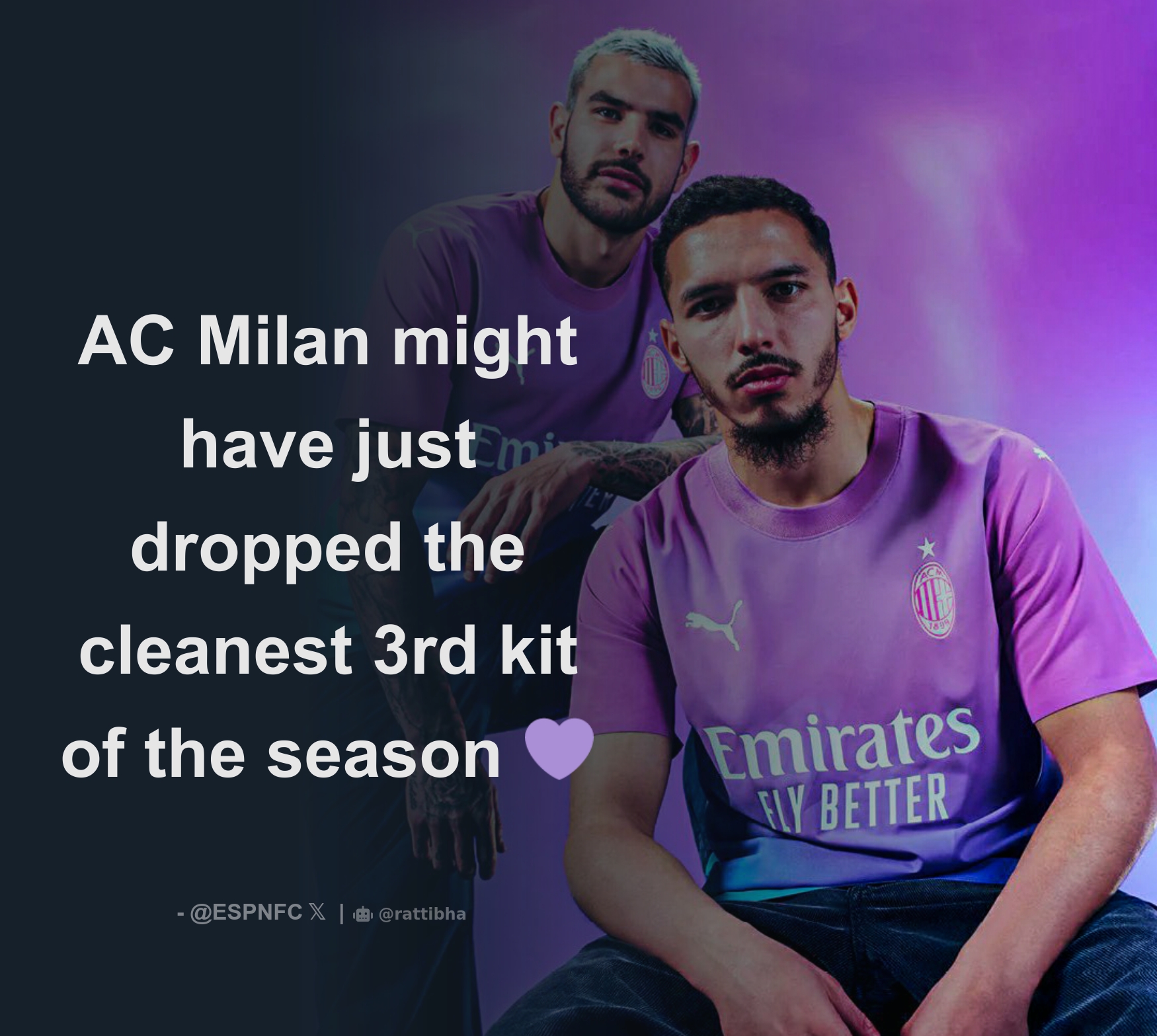 ESPN FC - AC Milan have been one of the drippiest teams this season 💧