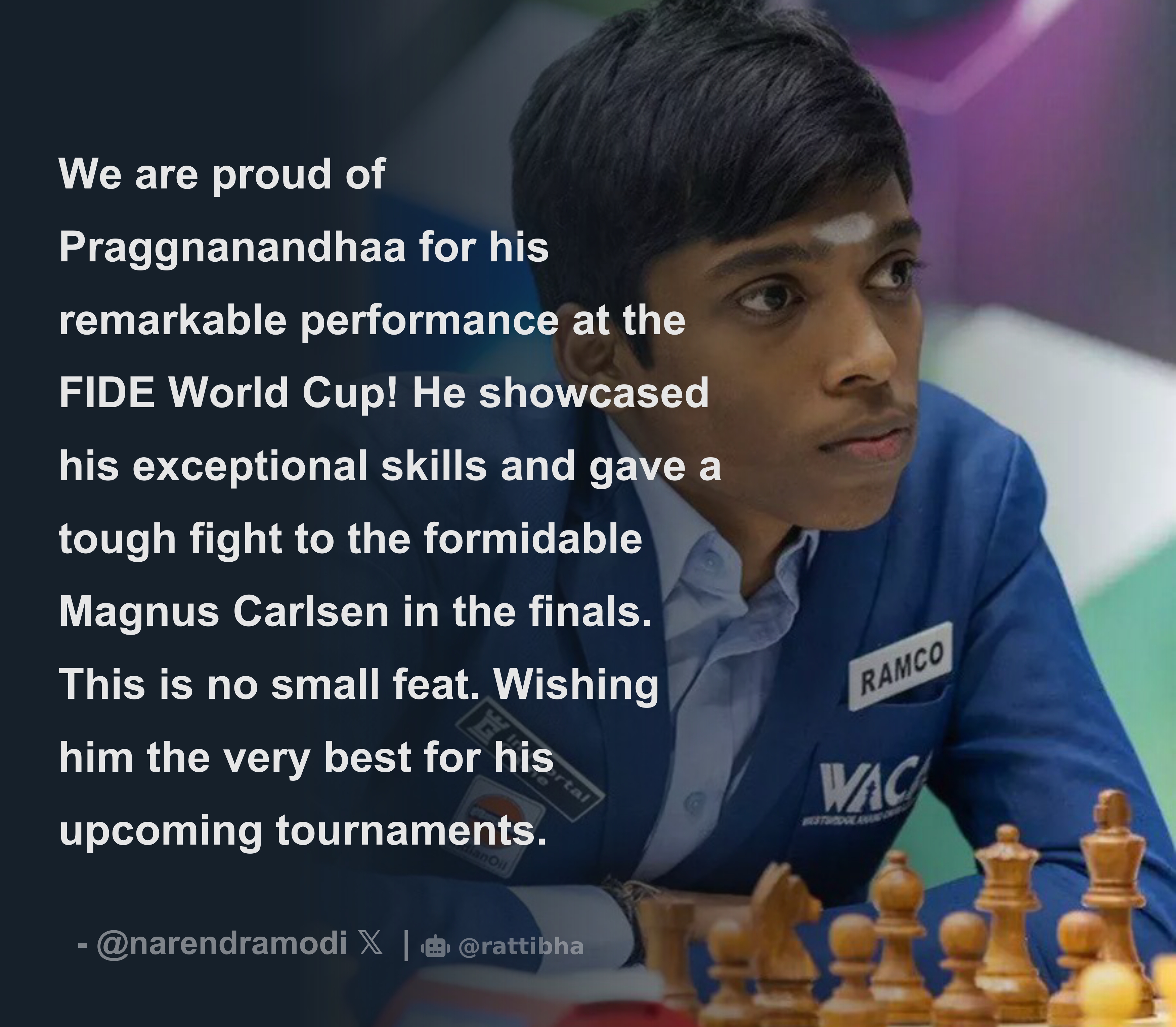 FIDE World Cup: Praggnanandhaa displayed remarkable skills