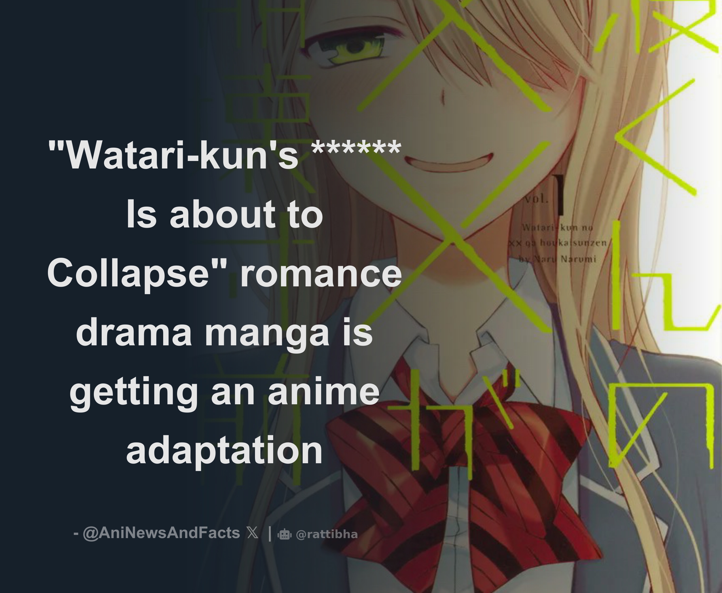 Anime News And Facts on X: [LEAK] Pseudo Harem manga is getting