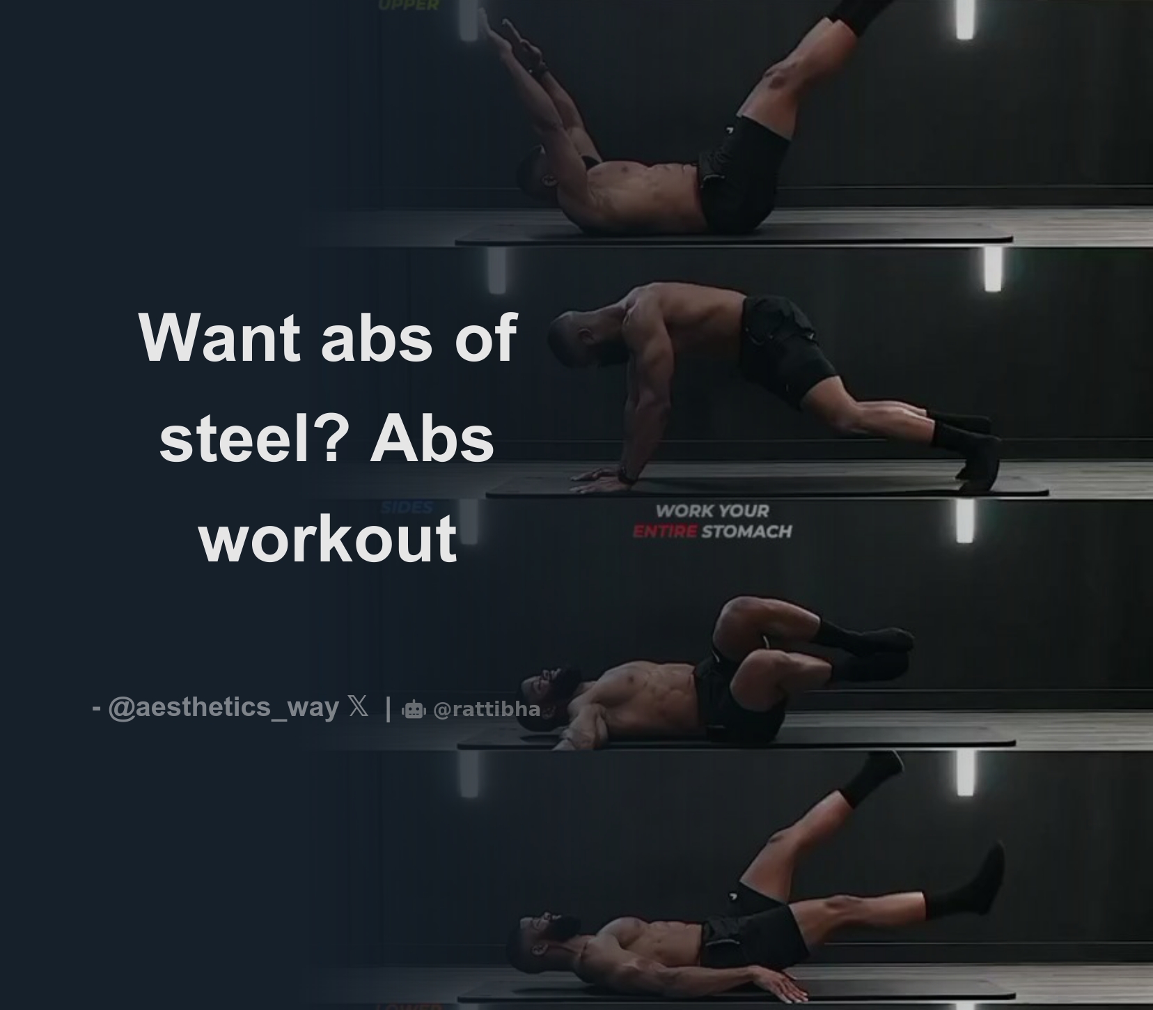 Steel best sale abs workout