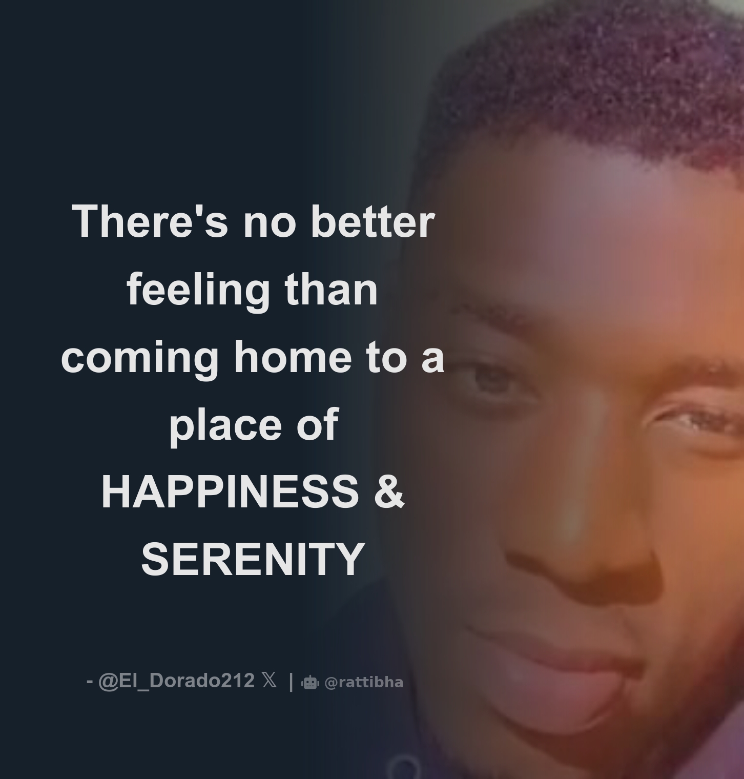 There's no better feeling than coming home to a place of HAPPINESS &  SERENITY - Thread from Eleke X Kingsley 👁️‍🗨️ @El_Dorado212 - Rattibha