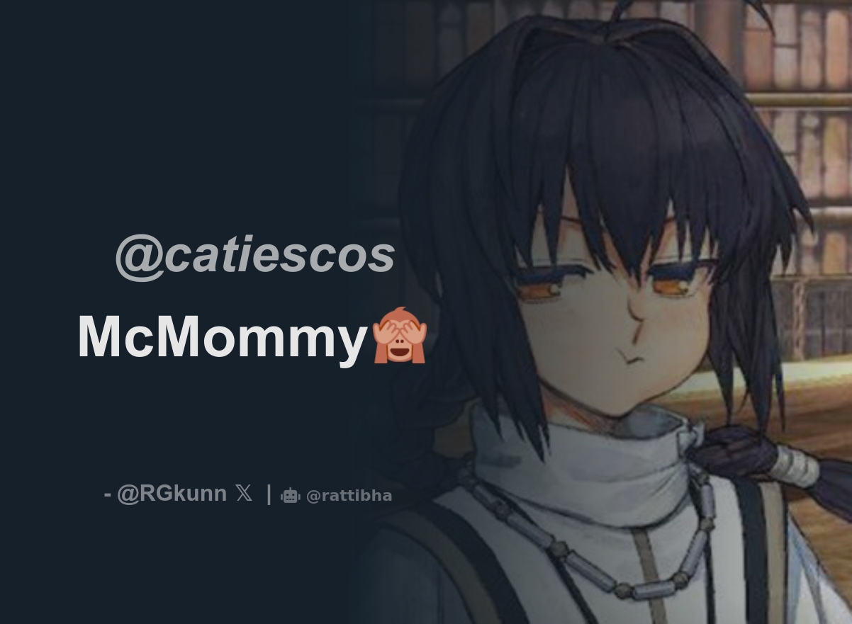 catiescos McMommy🙈 - Thread from RG👾 @RGkunn - Rattibha