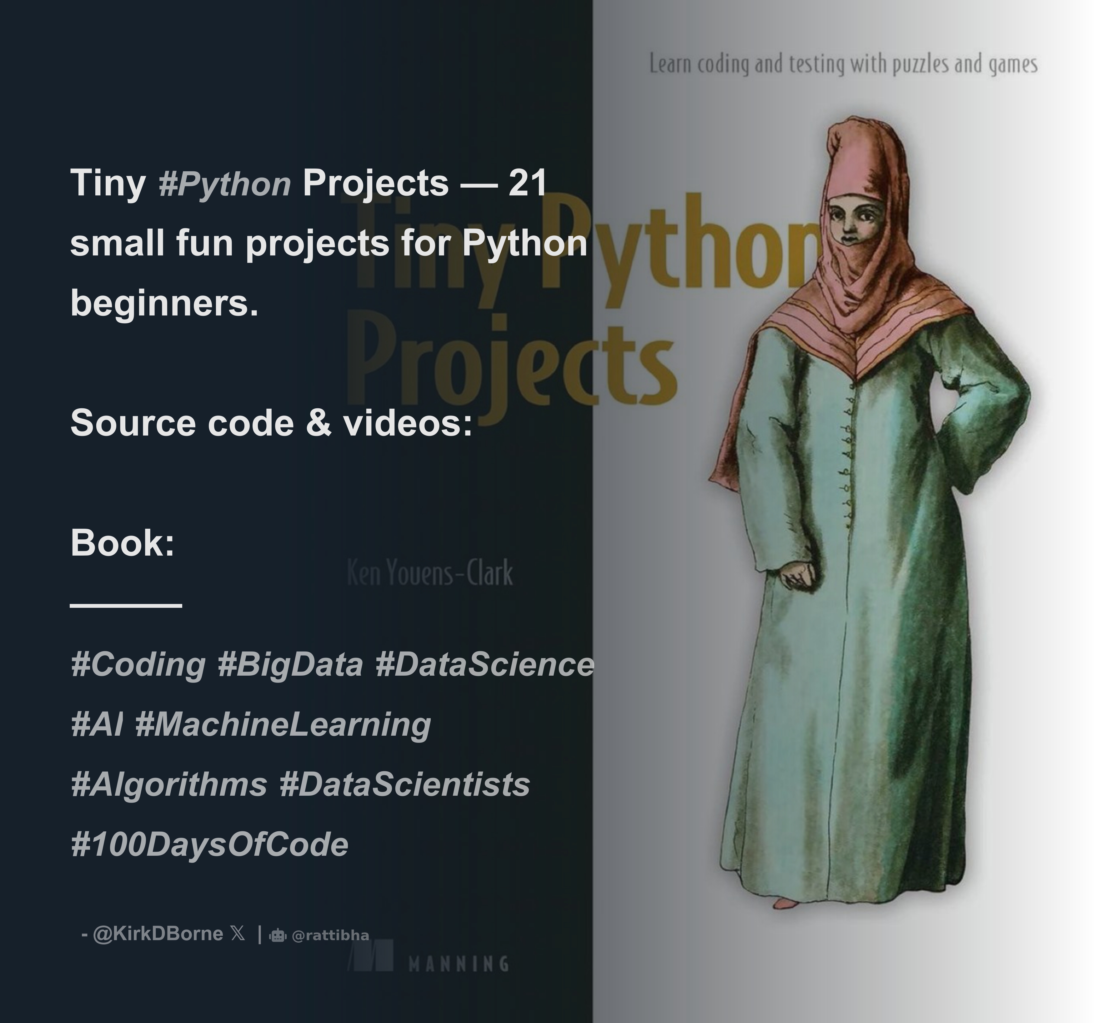 Tiny Python Projects 21 Small Fun Projects For Python Beginners 