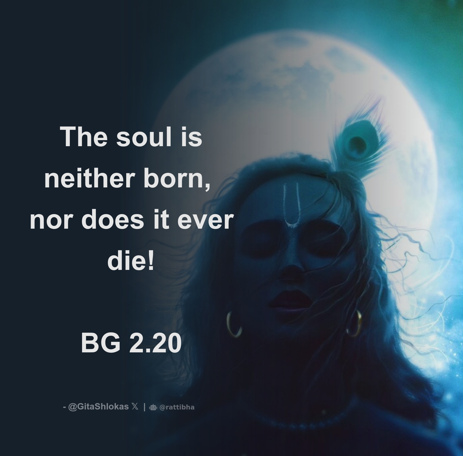 The soul is neither born nor does it ever die bg 2 20 thread from