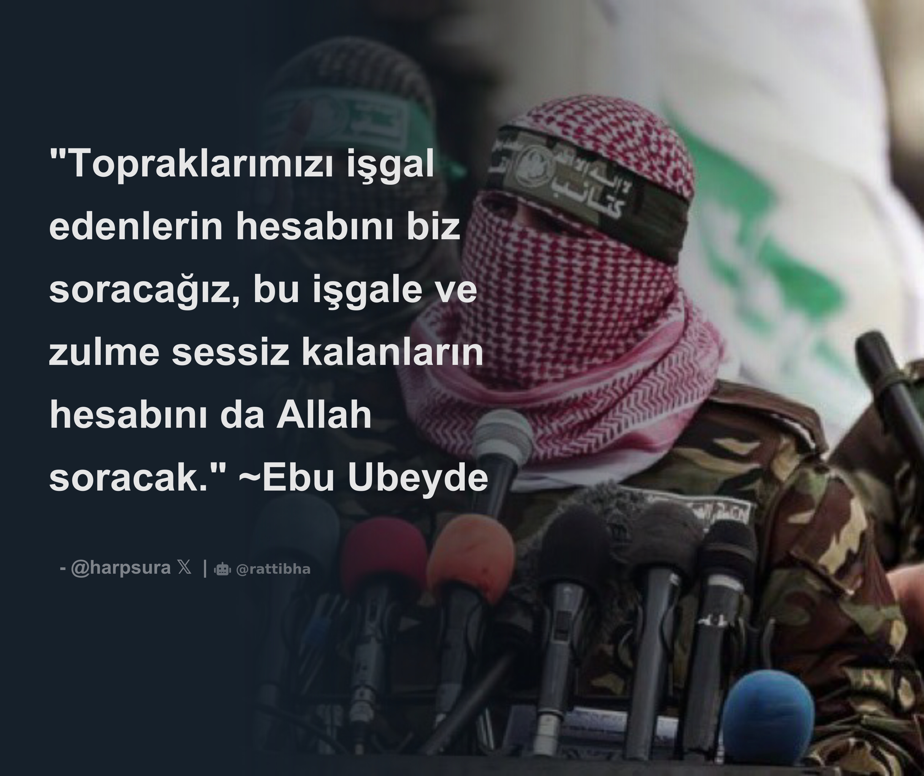 Topraklarımızı işgal edenlerin hesabını biz soracağız