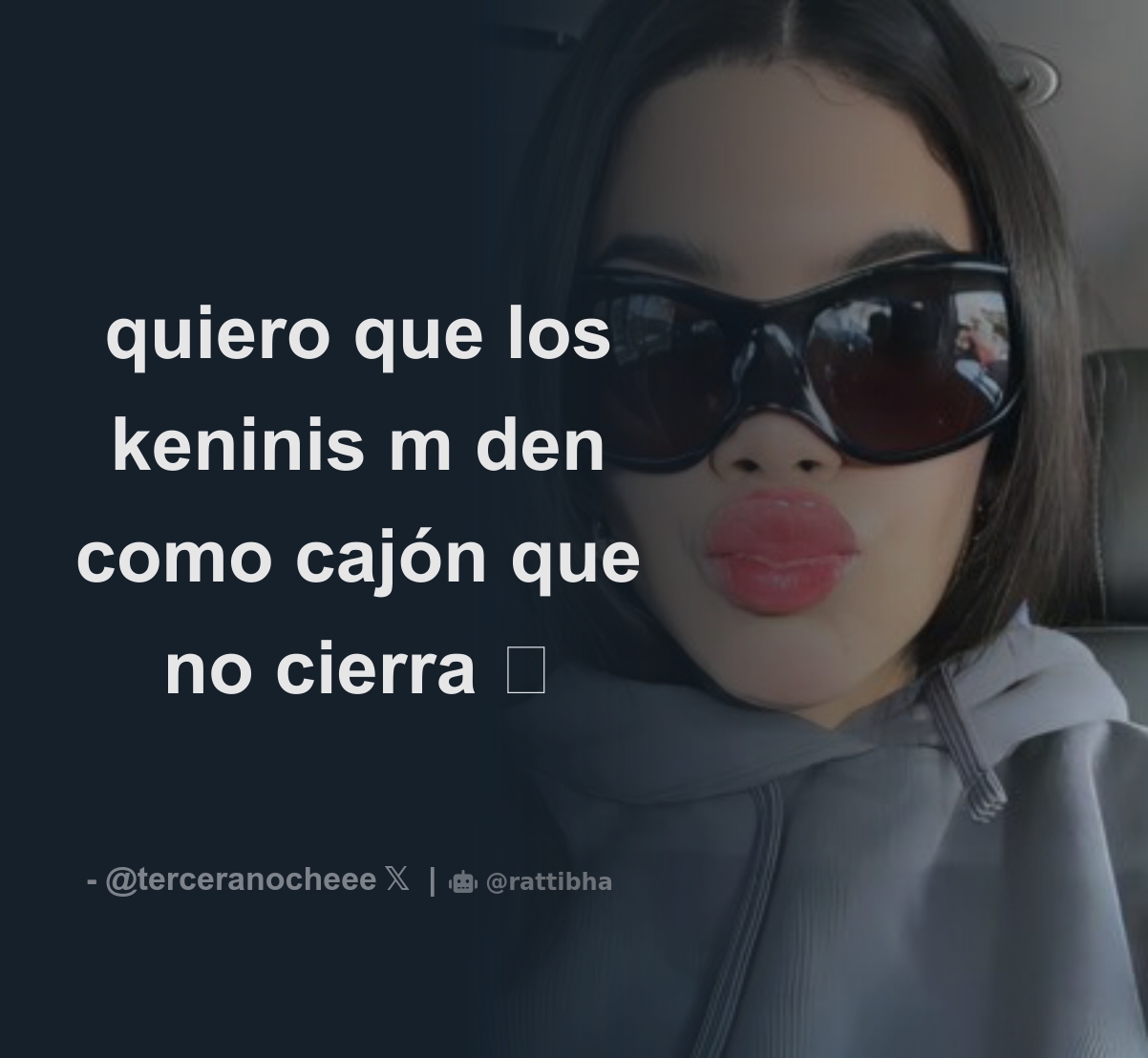 quiero que los keninis m den como cajón que no cierra 🫦 Thread from