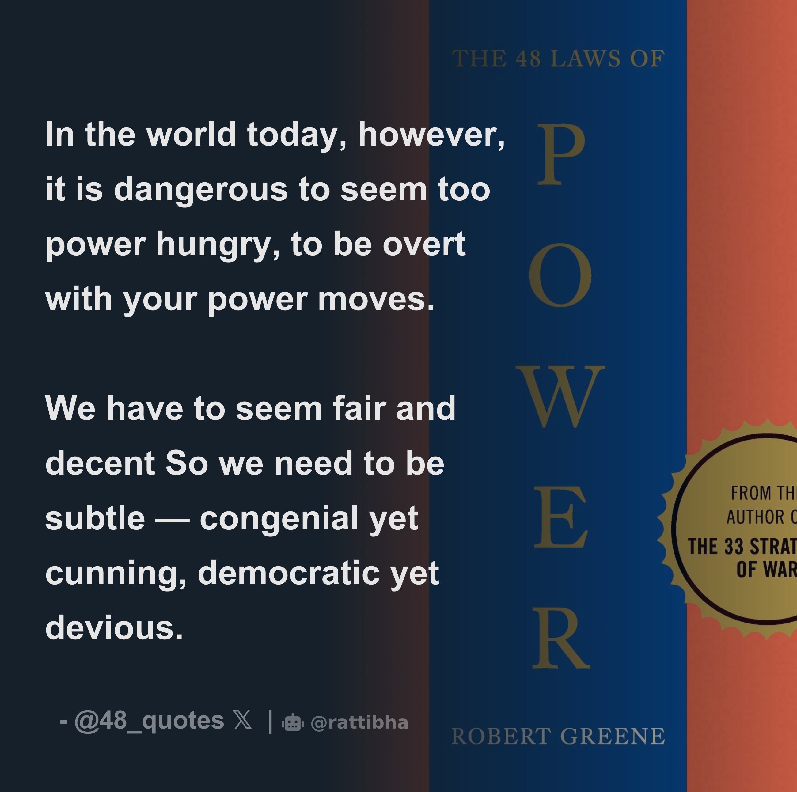 What We Are Reading Today: 'The 48 Laws of Power