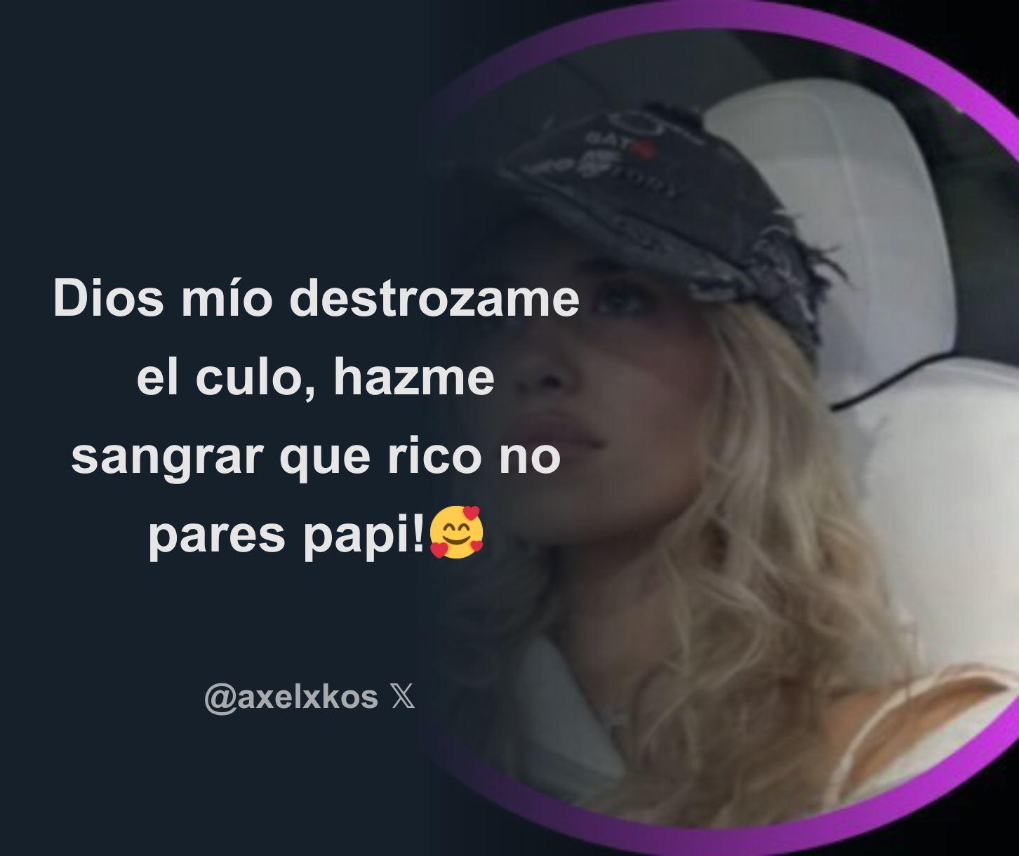 rusherkingg Dios mío destrozame el culo, hazme sangrar que rico no pares  papi!🥰 - Download Tweet Image from Barrett 🐍 @axelxkos - Rattibha