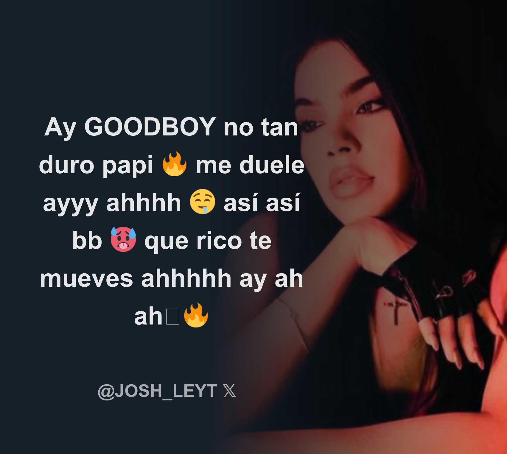 Brayanportillo0 Ay GOODBOY no tan duro papi 🔥 me duele ayyy ahhhh 🤤 así  así bb 🥵 que rico te mueves ahhhhh ay ah ah🫦🔥 - Download Tweet Image  from BUBBALOO🍬 @JOSH_PAPACITO - Rattibha