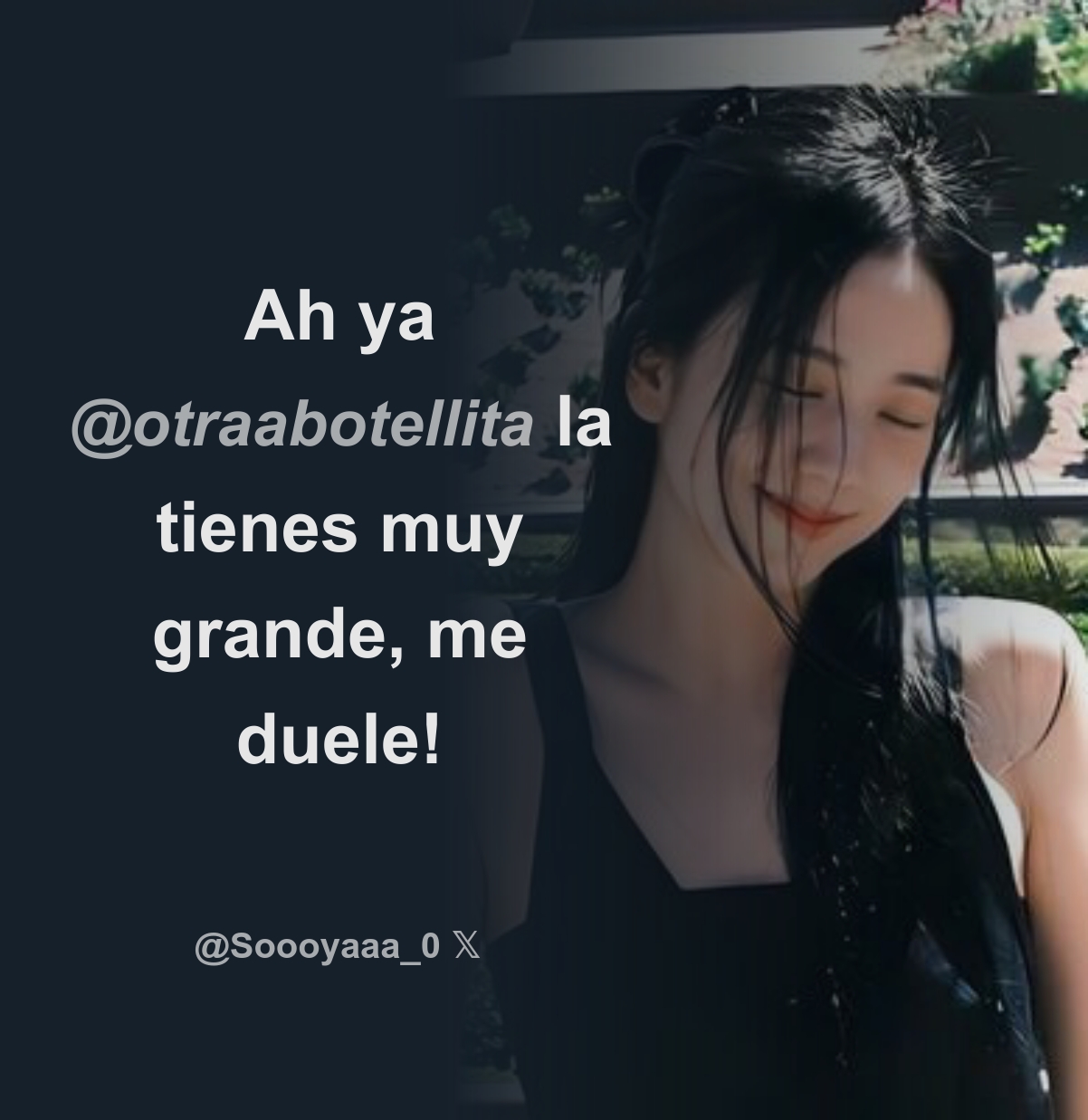 otraabotellita @dakdaiker Ah ya @otraabotellita la tienes muy grande, me  duele! - Thread from Pretty Savage  @Soooyaaa_0 - Rattibha