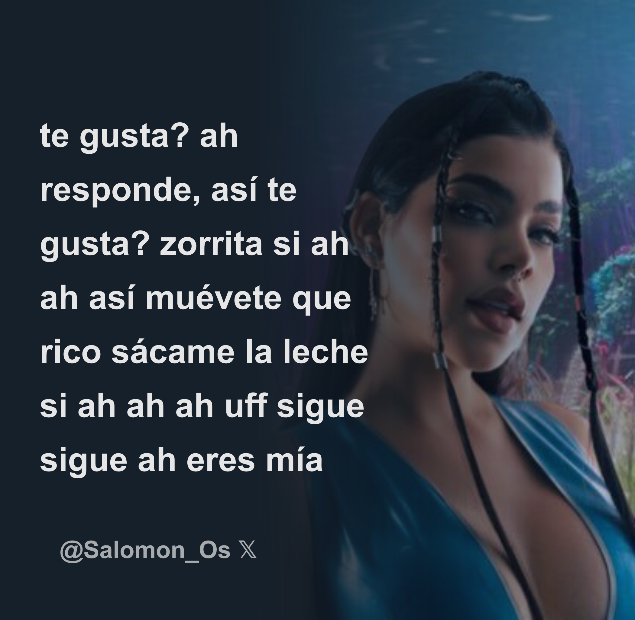 elmaskeniniiii @keniaflwrs @MelvinVilchez2 @ANDREAxKOS @radiantmoonboy te  gusta? ah responde, así te gusta? zorrita si ah ah así muévete que rico sác  - Download Tweet Image from 🫧 Salomón Os 🫧 @Salomon_Os - Rattibha