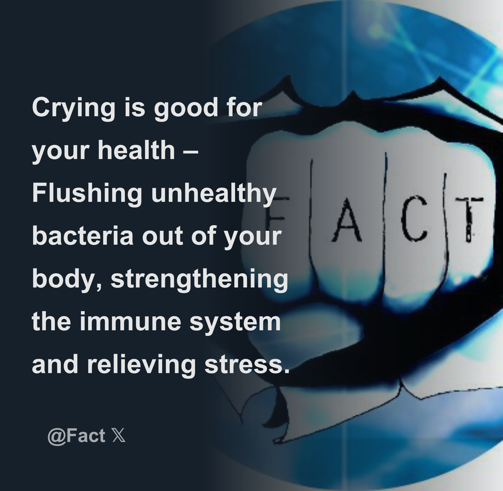 Why Crying Is Good for Your Health