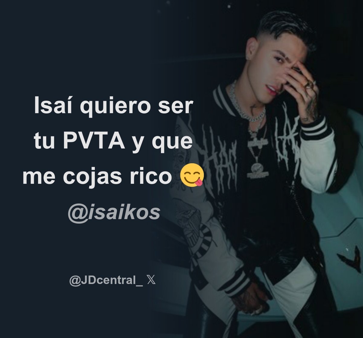 isaikos Isaí quiero ser tu PVTA y que me cojas rico 😋 @isaikos - Download  Tweet Image from JD Pantoja Central @JDcentral_ - Rattibha