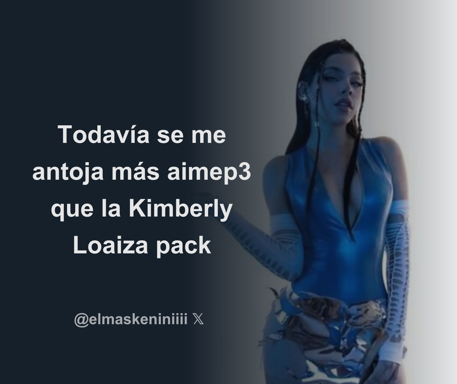 Todavía se me antoja más aimep3 que la Kimberly Loaiza pack - Download  Tweet Image from The Best Kenini | ES ASÍ ʚɞ ღ ☆ @elmaskeniniiii - Rattibha