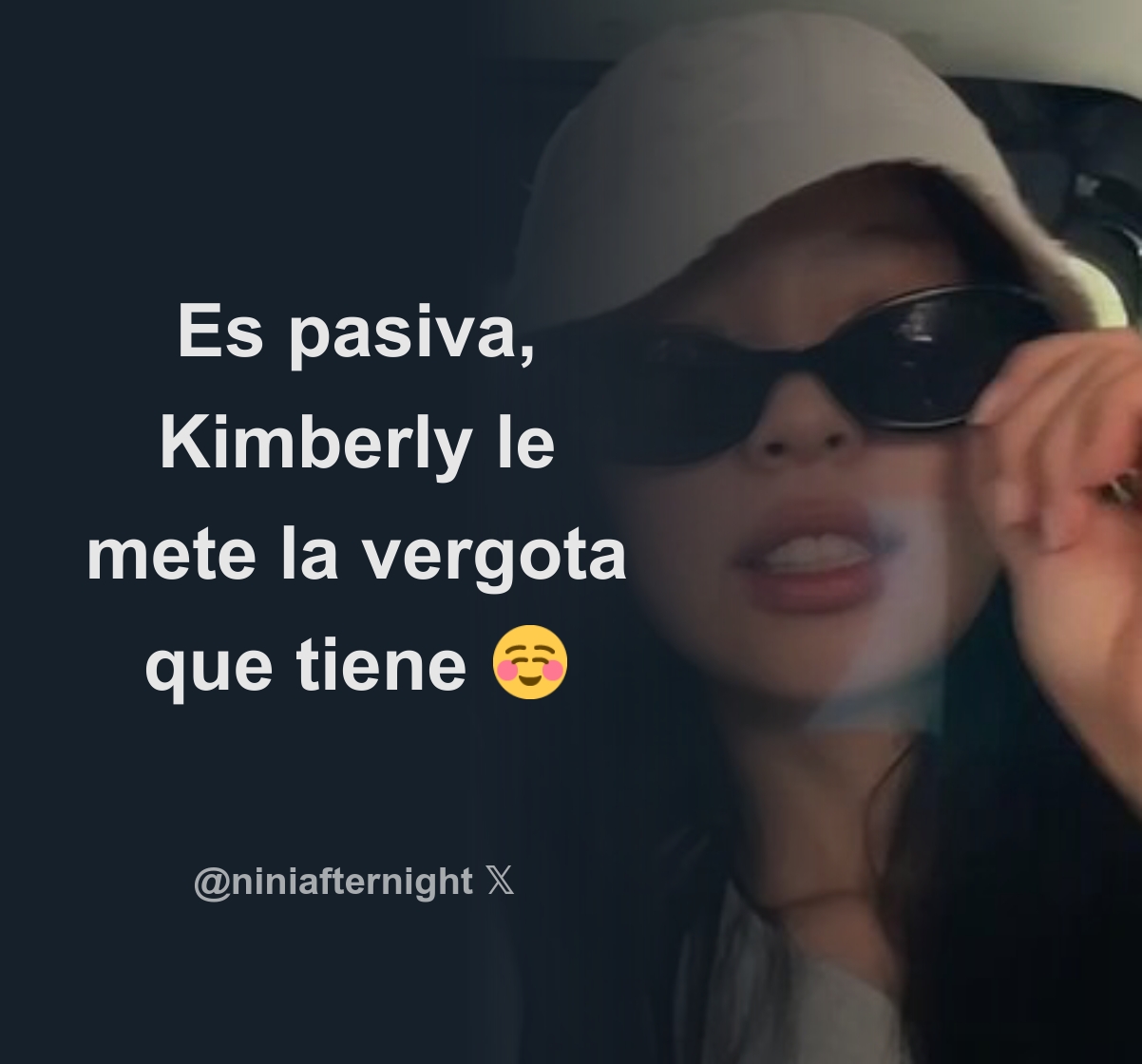 MariaJosBa84292 @Juandedios_P Es pasiva, Kimberly le mete la vergota que  tiene ☺️ - Download Tweet Image from lú🌿 @niniafternight - Rattibha