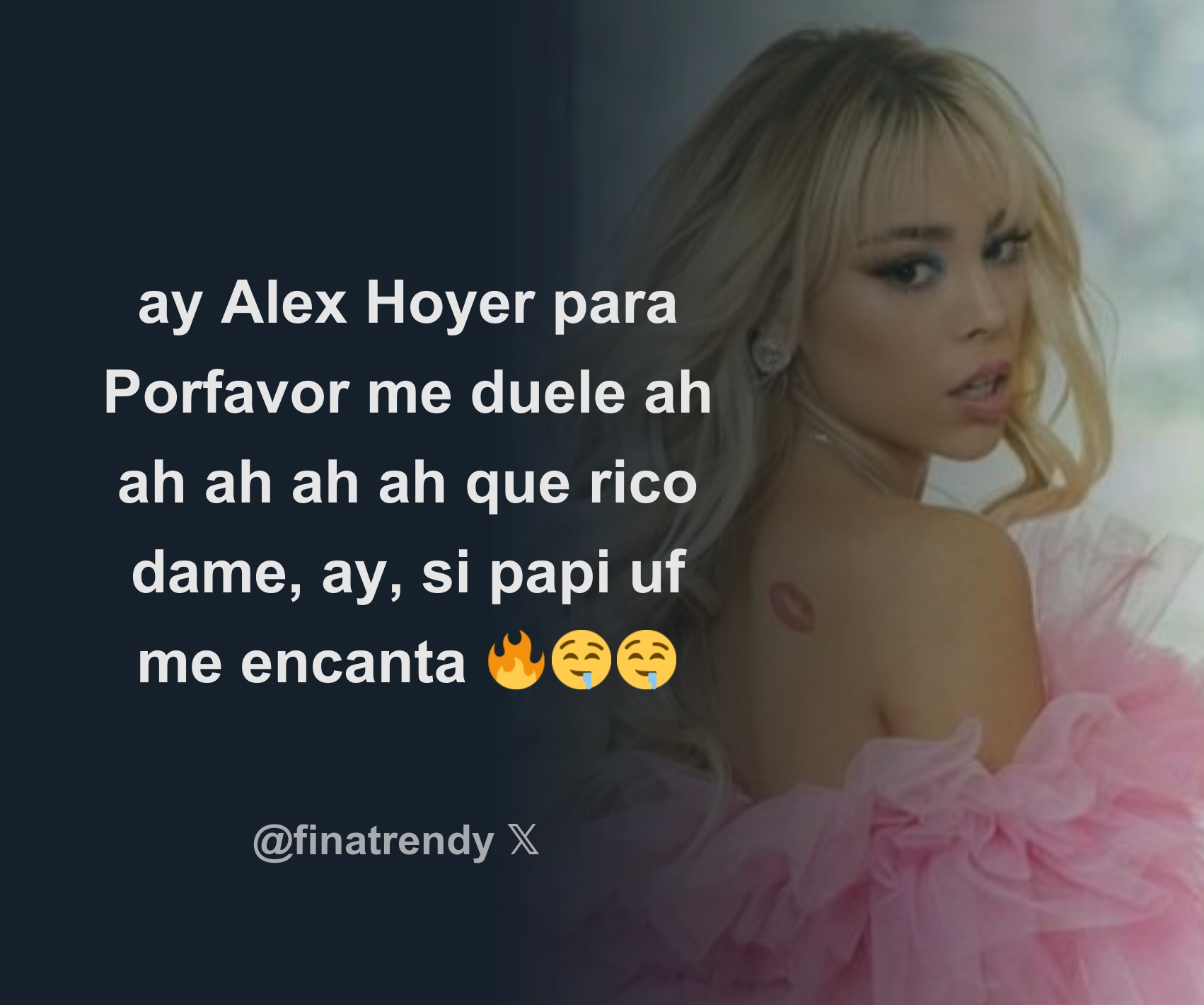 lastnightspicy ay Alex Hoyer para Porfavor me duele ah ah ah ah ah que rico  dame, ay, si papi uf me encanta 🔥🤤🤤 - Download Tweet Image from fina 🌸  @finatrendy - Rattibha