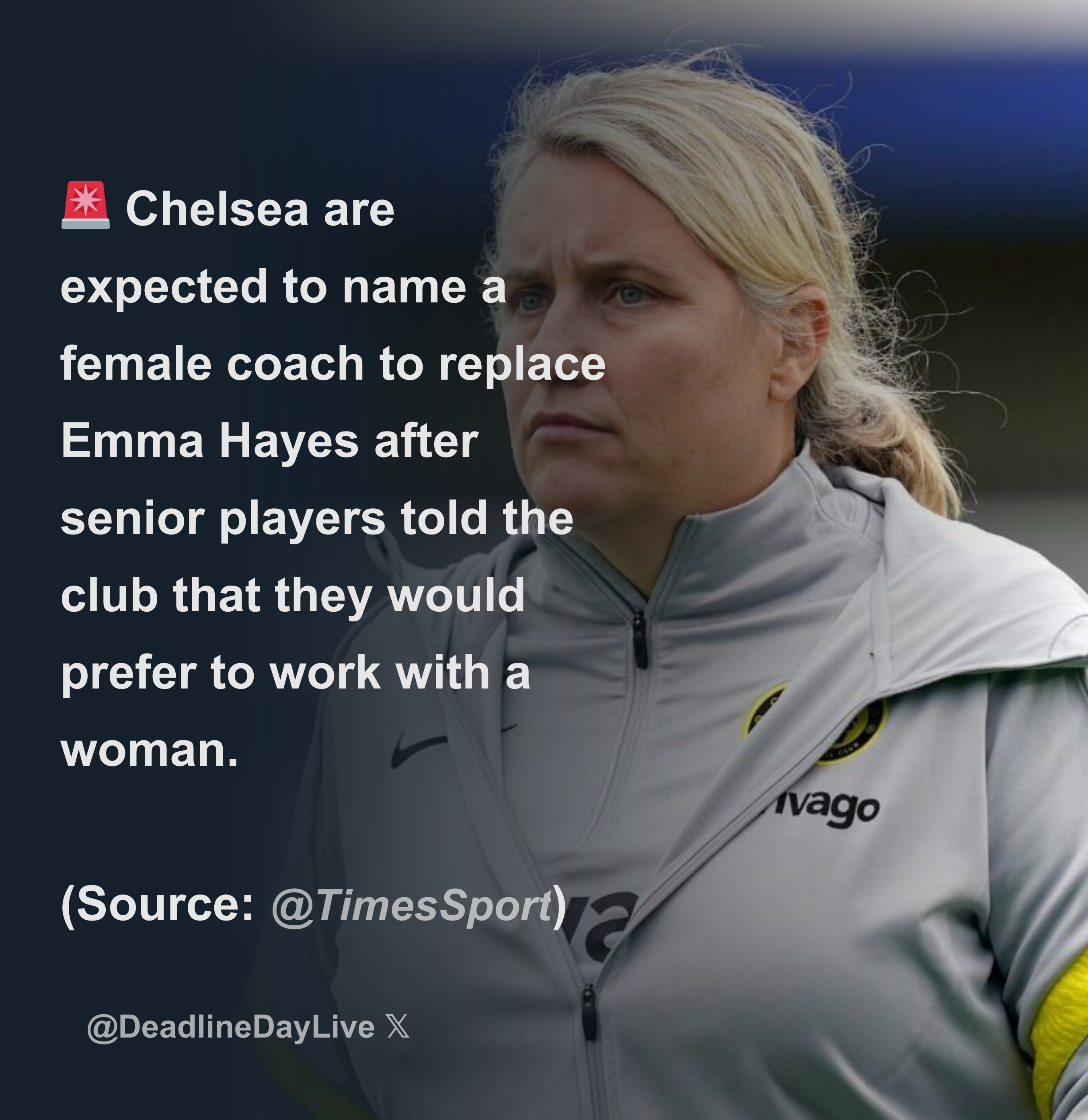 Chelsea on sale female coach