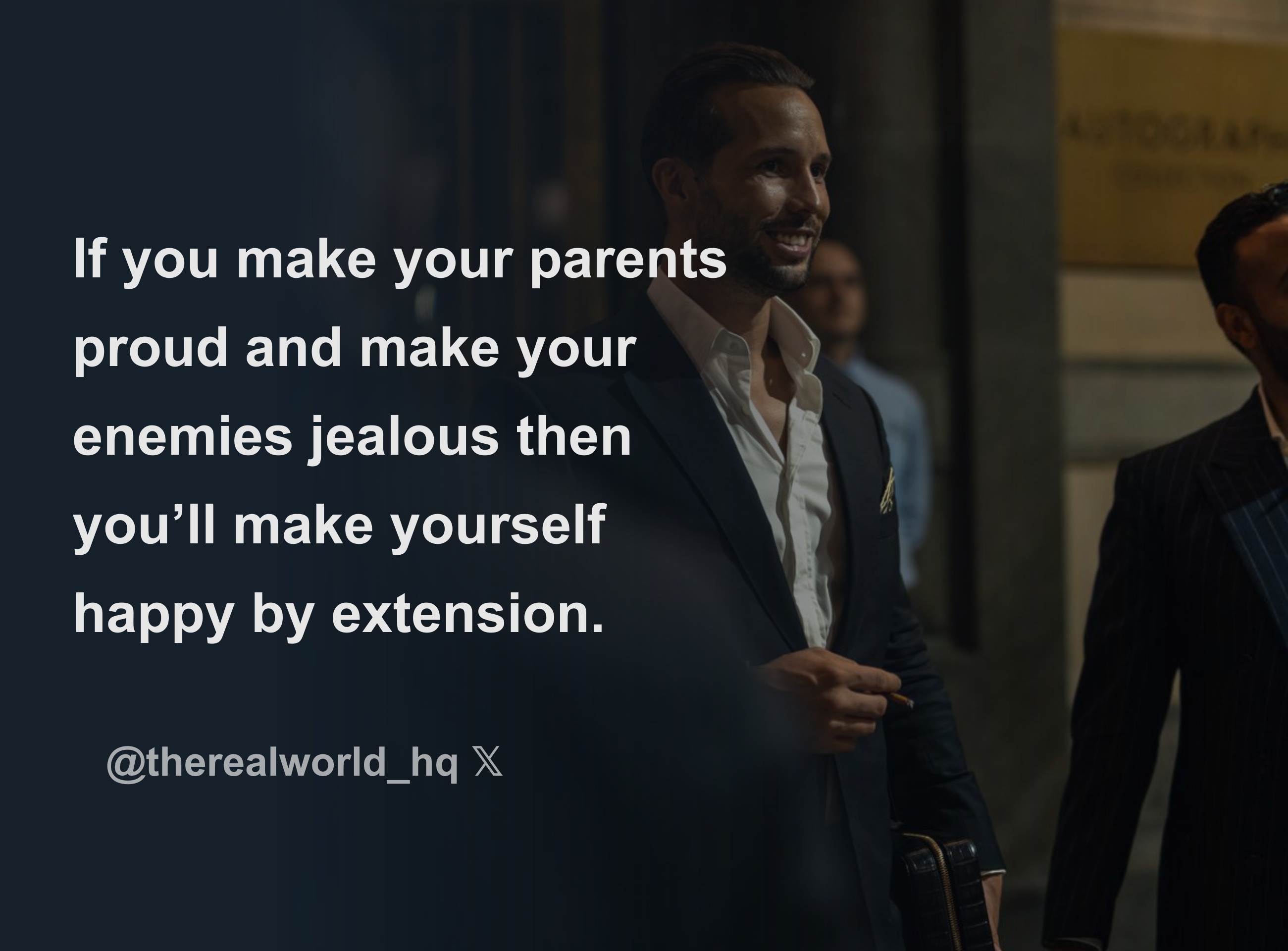 make your parents proud