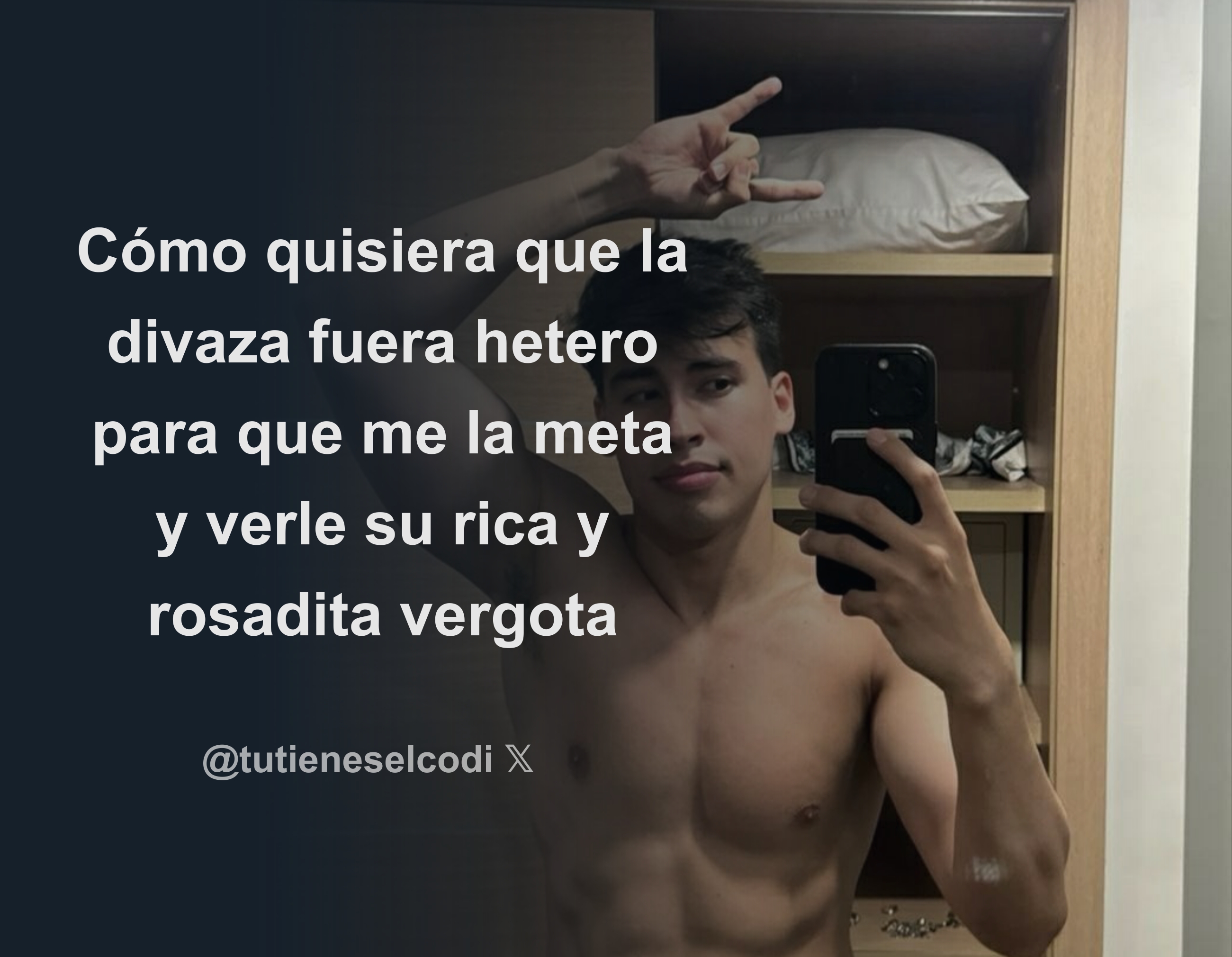 Cómo quisiera que la divaza fuera hetero para que me la meta y verle su  rica y rosadita vergota - Download Tweet Image from josé @kosxjose -  Rattibha