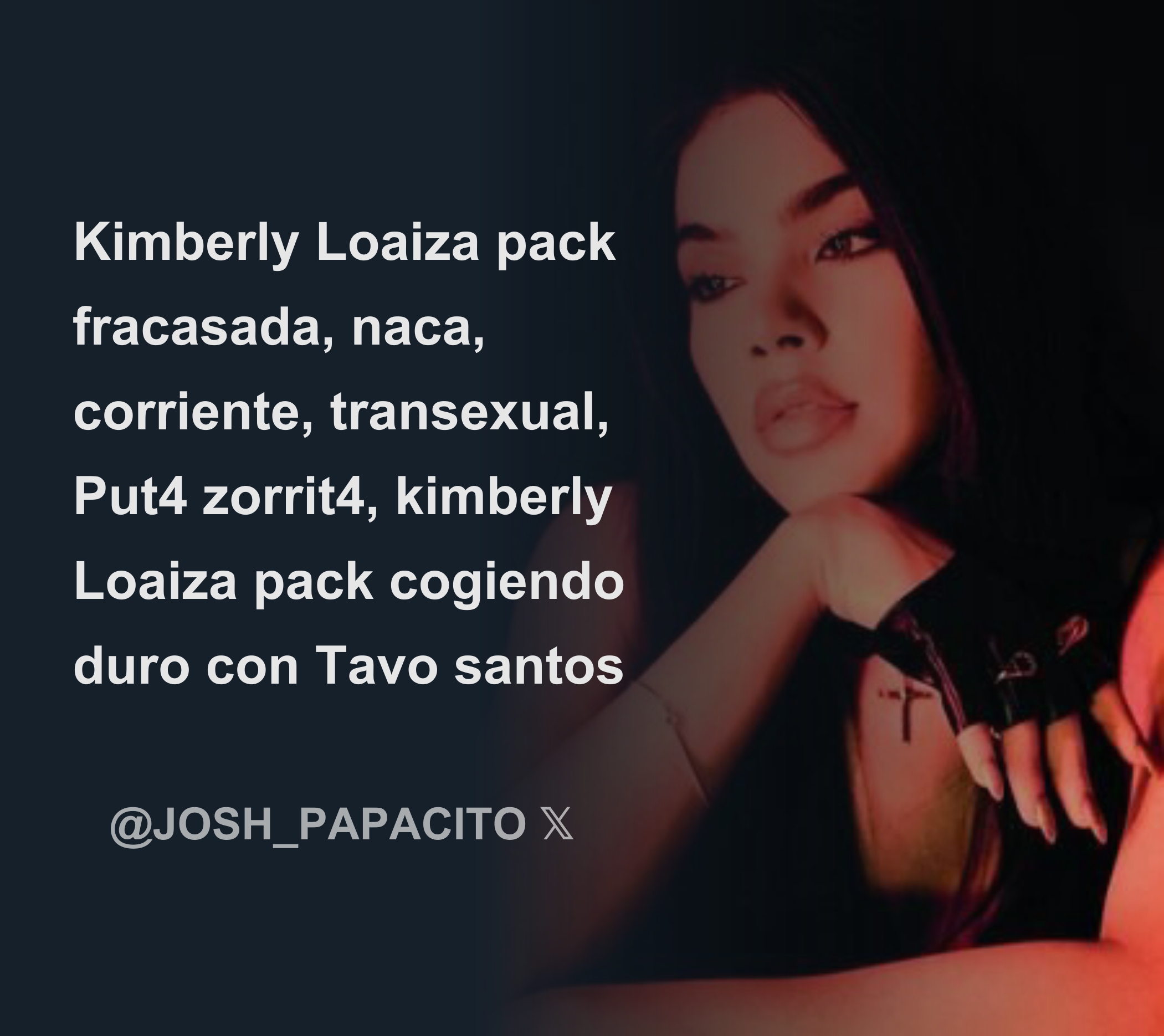 KimLoaizaWeb Kimberly Loaiza pack fracasada, naca, corriente, transexual,  Put4 zorrit4, kimberly Loaiza pack cogiendo duro con Tavo santos - Download  Tweet Image from BUBBALOO🍬 @JOSH_PAPACITO - Rattibha