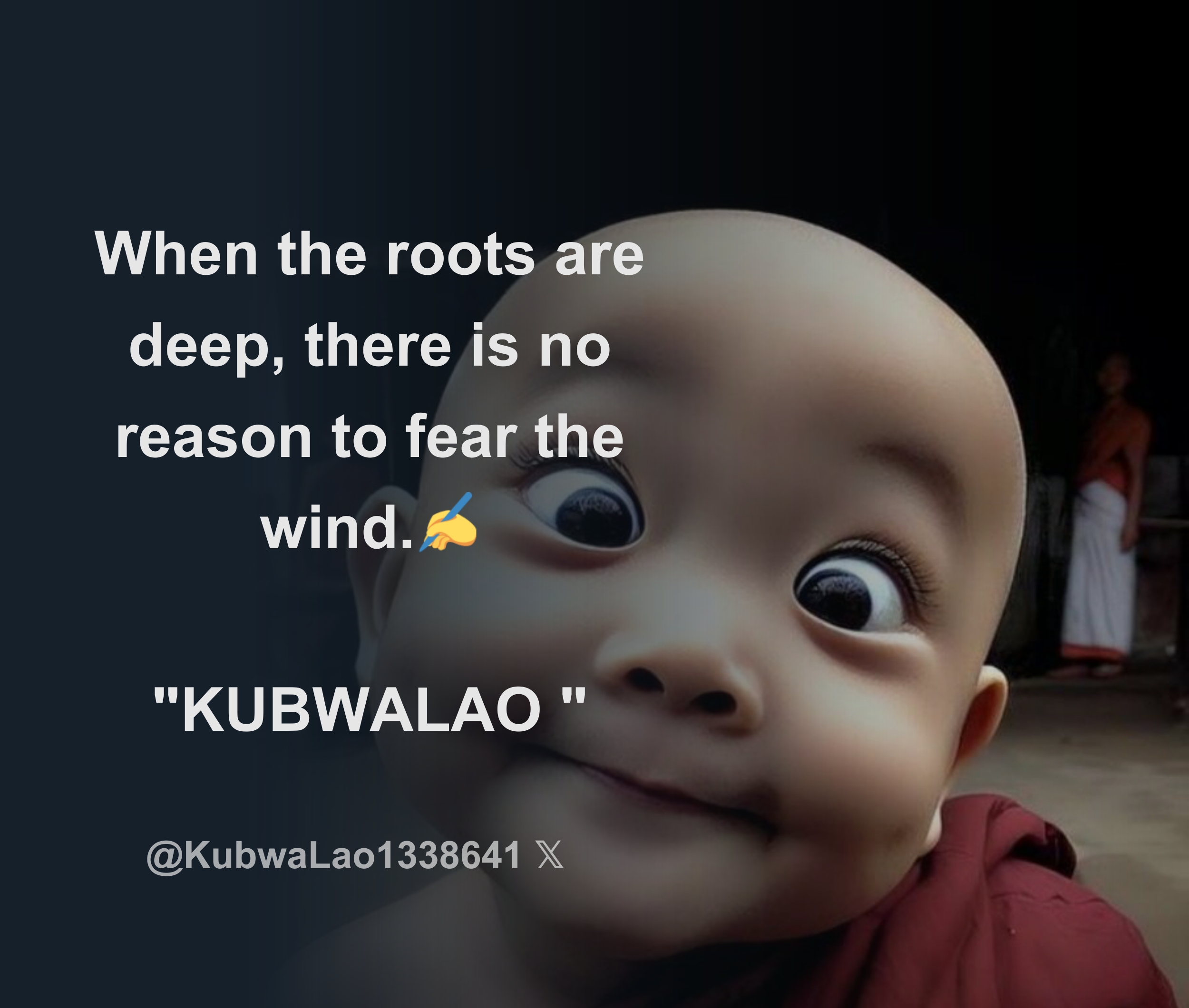 When the roots are deep, there is no reason to fear the wind. ️ ...