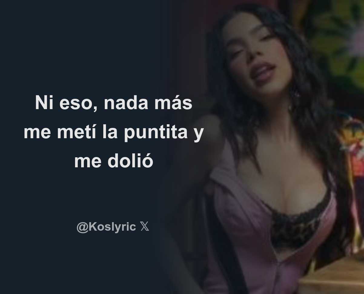 Pl4ceBoy Ni eso, nada más me metí la puntita y me dolió - Download Tweet  Image from ✶ @Koslyric - Rattibha